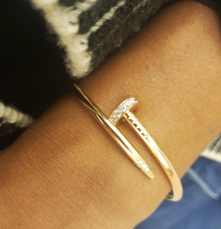 rose gold juste un clou bracelet