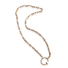 Cartier Rose Gold Diamond Juste Un Clou Necklace