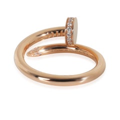 Cartier Rose Gold Diamond Juste Un Clou Ring
