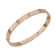 Cartier Rose Gold Diamond Love Bracelet
