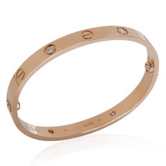 Cartier Rose Gold Diamond Love Bracelet