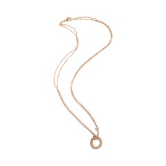 Cartier Rose Gold Diamond Love Necklace