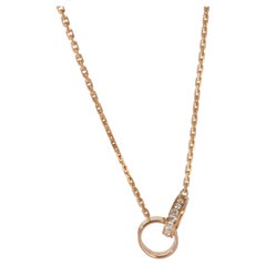 Cartier Rose Gold Diamond Love Necklace