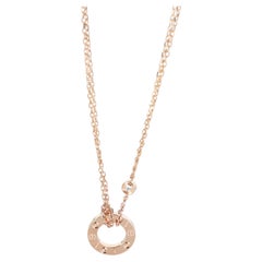 Cartier Rose Gold Diamond Love Necklace
