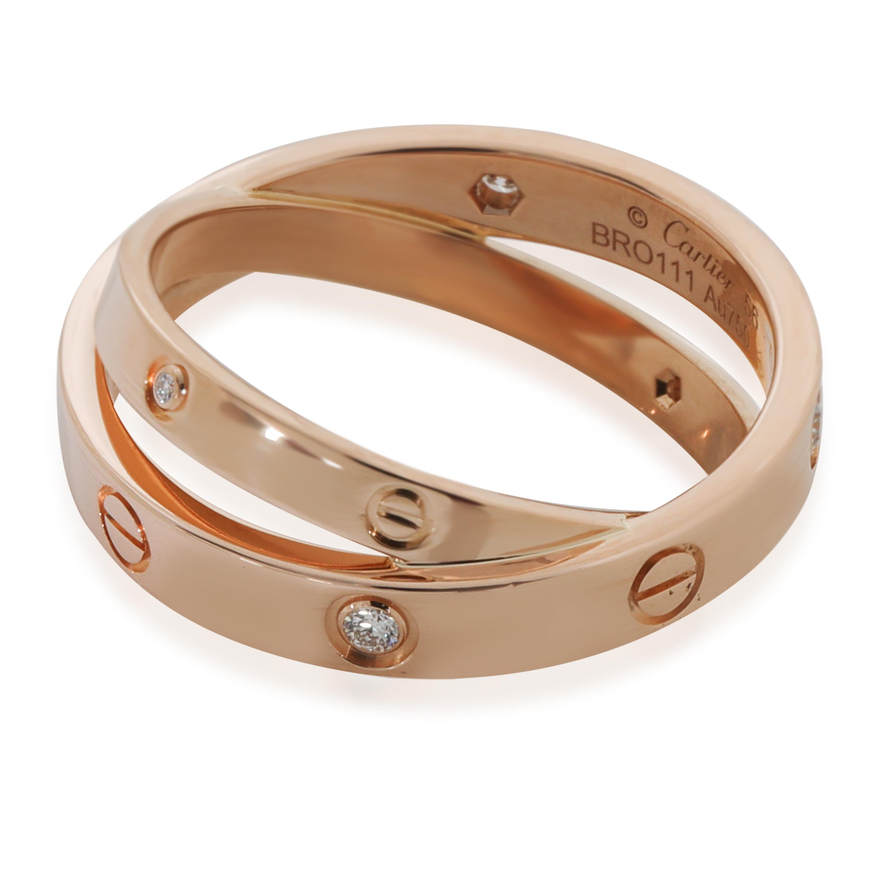 Cartier Rose Gold Diamond Love Ring

PRIMARY DETAILS
SKU: 146659
Listing Title: Cartier Rose Gold Diamond Love Ring
Condition Description: Cartier's Love collection is the epitome of iconic, from the recognizable designs to the history behind the