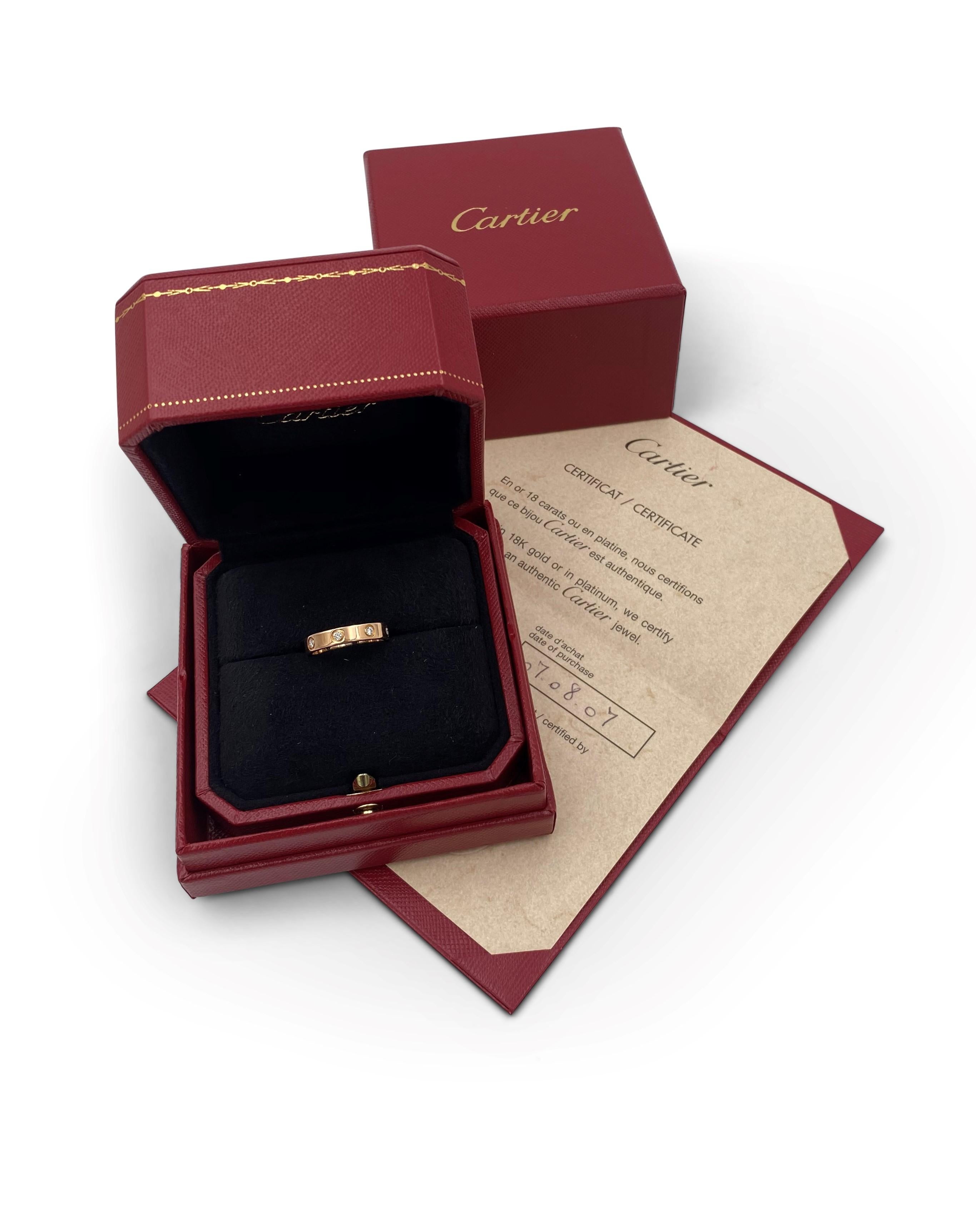 cartier wedding band stack