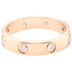 Cartier Rose Gold Diamond Love Ring