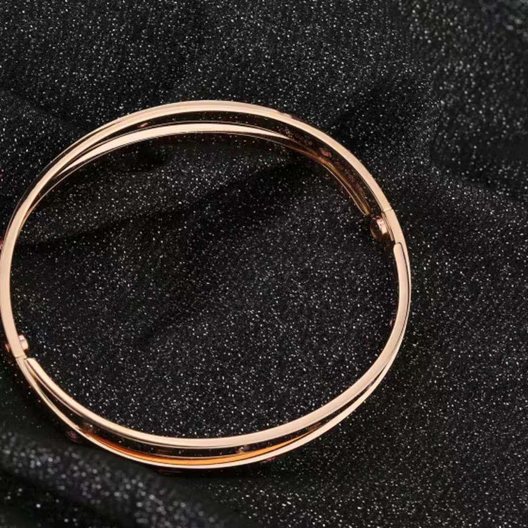 Cartier Rose Gold Diamond Pink Sapphire Love Bracelet N6705900 In Excellent Condition In Banbury, GB