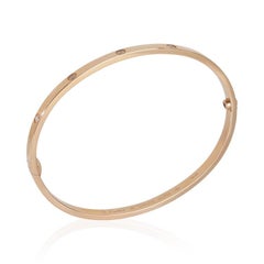 Bracelet Love petit modèle en or rose et diamants de Cartier