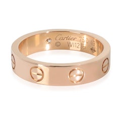 Cartier Rose Gold Diamond Small Model Love Ring
