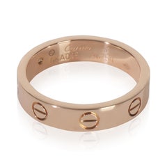 Cartier Rose Gold Diamond Small Model Love Ring