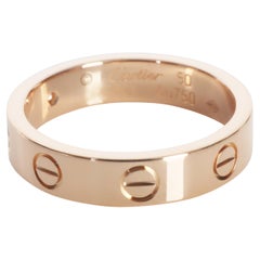 Cartier Rose Gold Diamond Small Model Love Ring