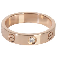 Cartier Rose Gold Diamond Small Model Love Ring
