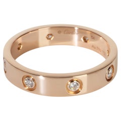 Cartier Rose Gold Diamond Small Model Love Ring
