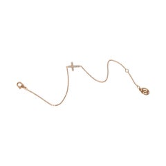 Cartier Pulsera Cruz Símbolos Diamante Oro Rosa