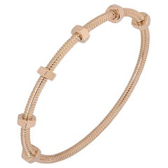 Cartier Roségold Ecrou De Cartier Armband Größe 18 B6049518