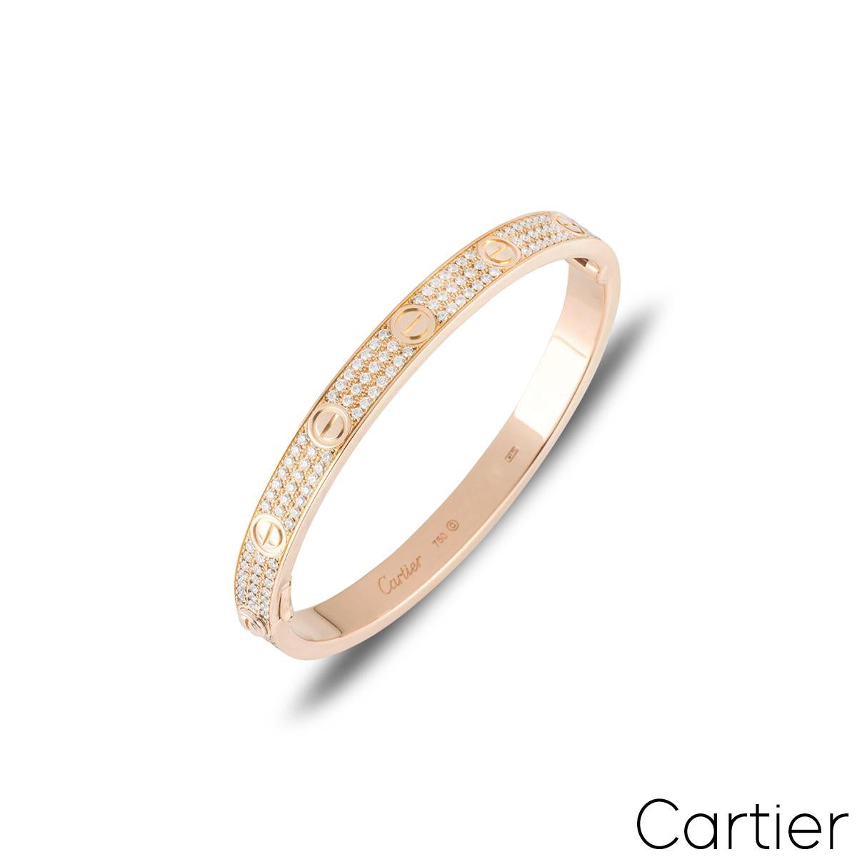 cartier rose gold bracelet