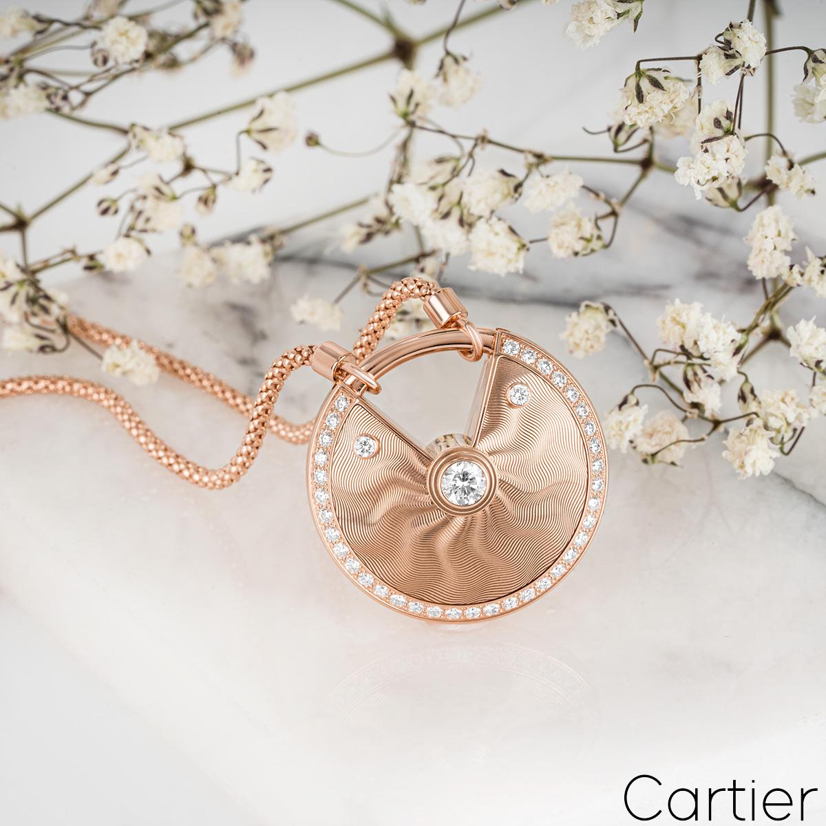 Cartier, collier guillochée de Cartier en vente 1