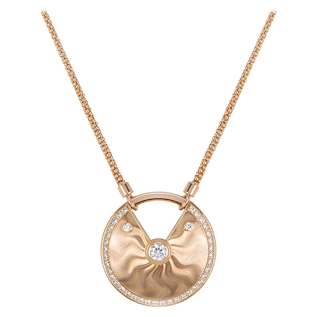 Cartier, collier guillochée de Cartier