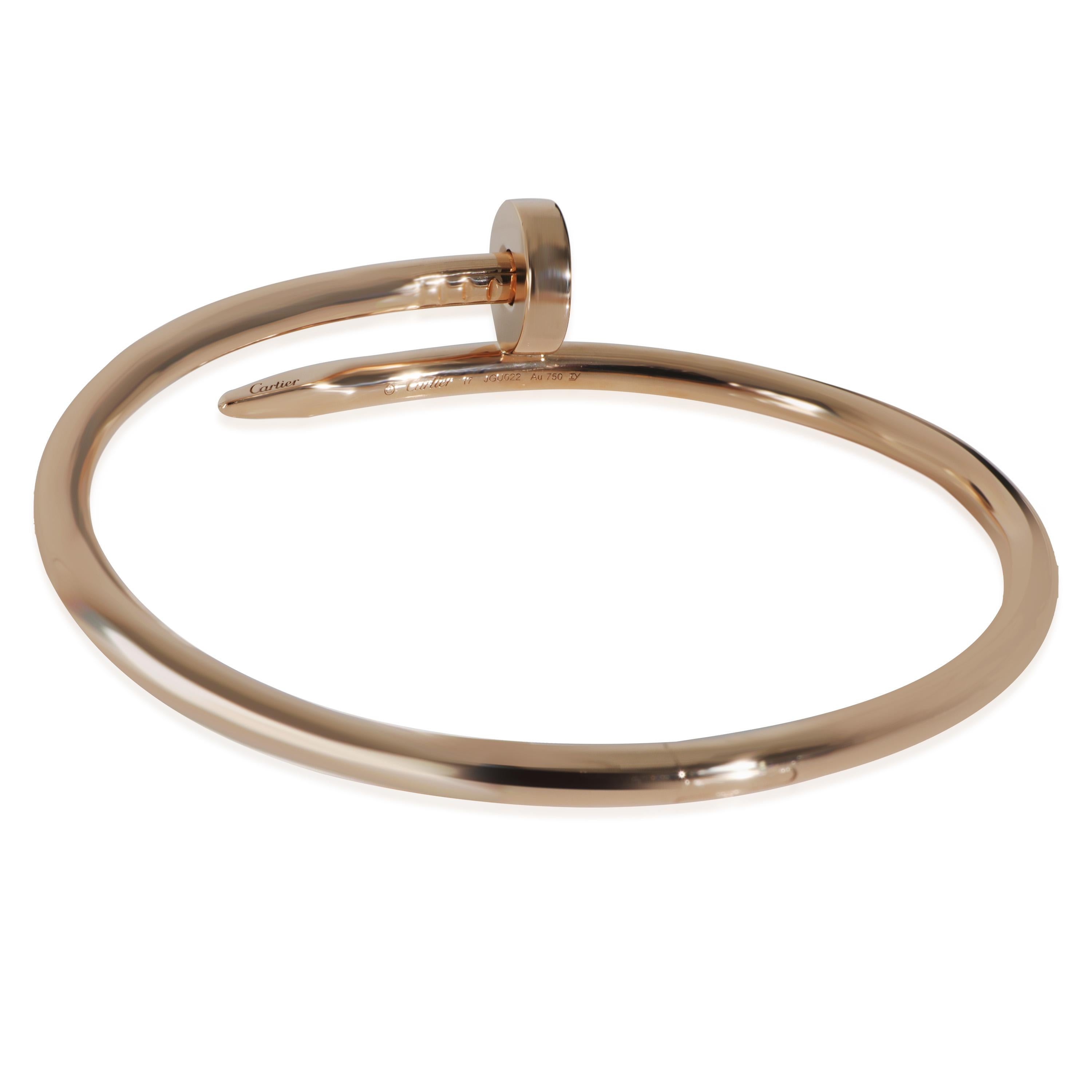 Cartier Oro Rosa  Pulsera Juste Un Clou

DETALLES PRINCIPALES
SKU: 146070
Título del listado: Cartier Oro Rosa  Pulsera Juste Un Clou
Descripción del estado: Traducida como 