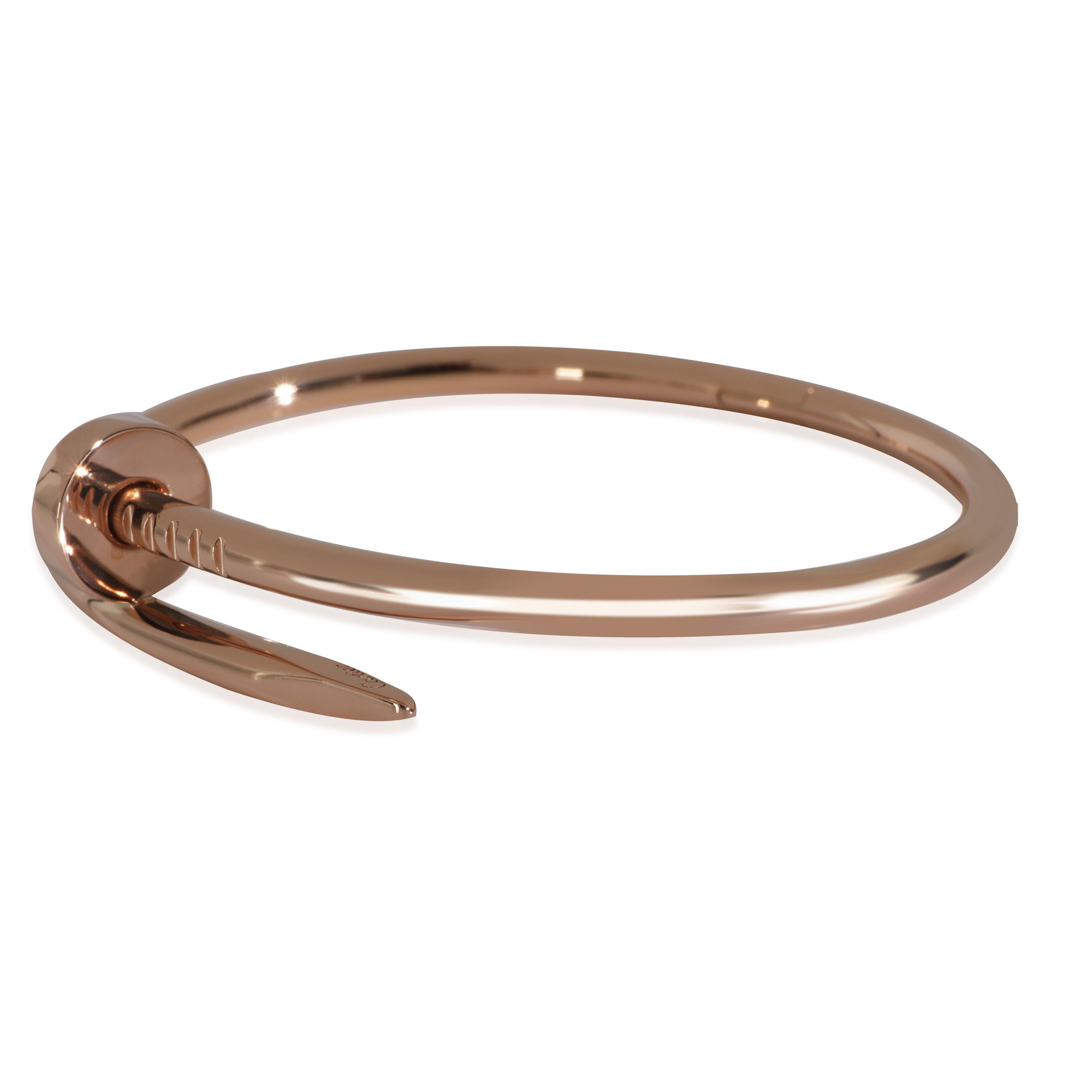 De las mujeres Cartier Oro Rosa  Pulsera Juste Un Clou en venta