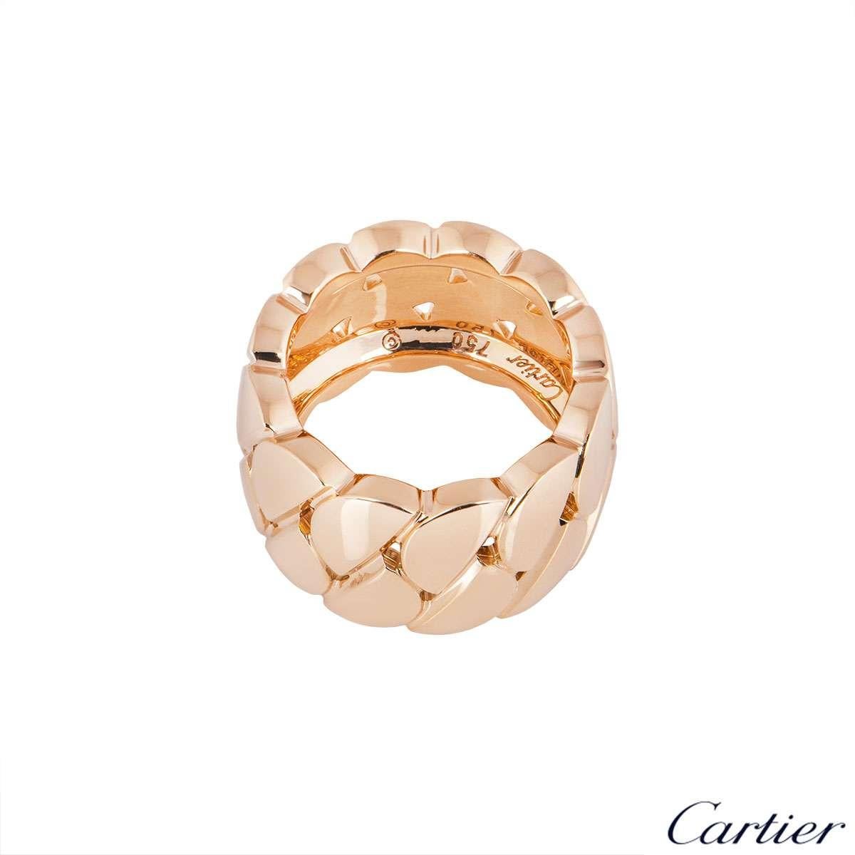 Cartier Rose Gold La Dona Ring In Excellent Condition In London, GB