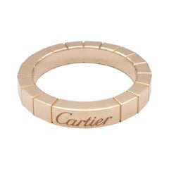 Cartier Rose Gold Laniers Wedding Band Ring