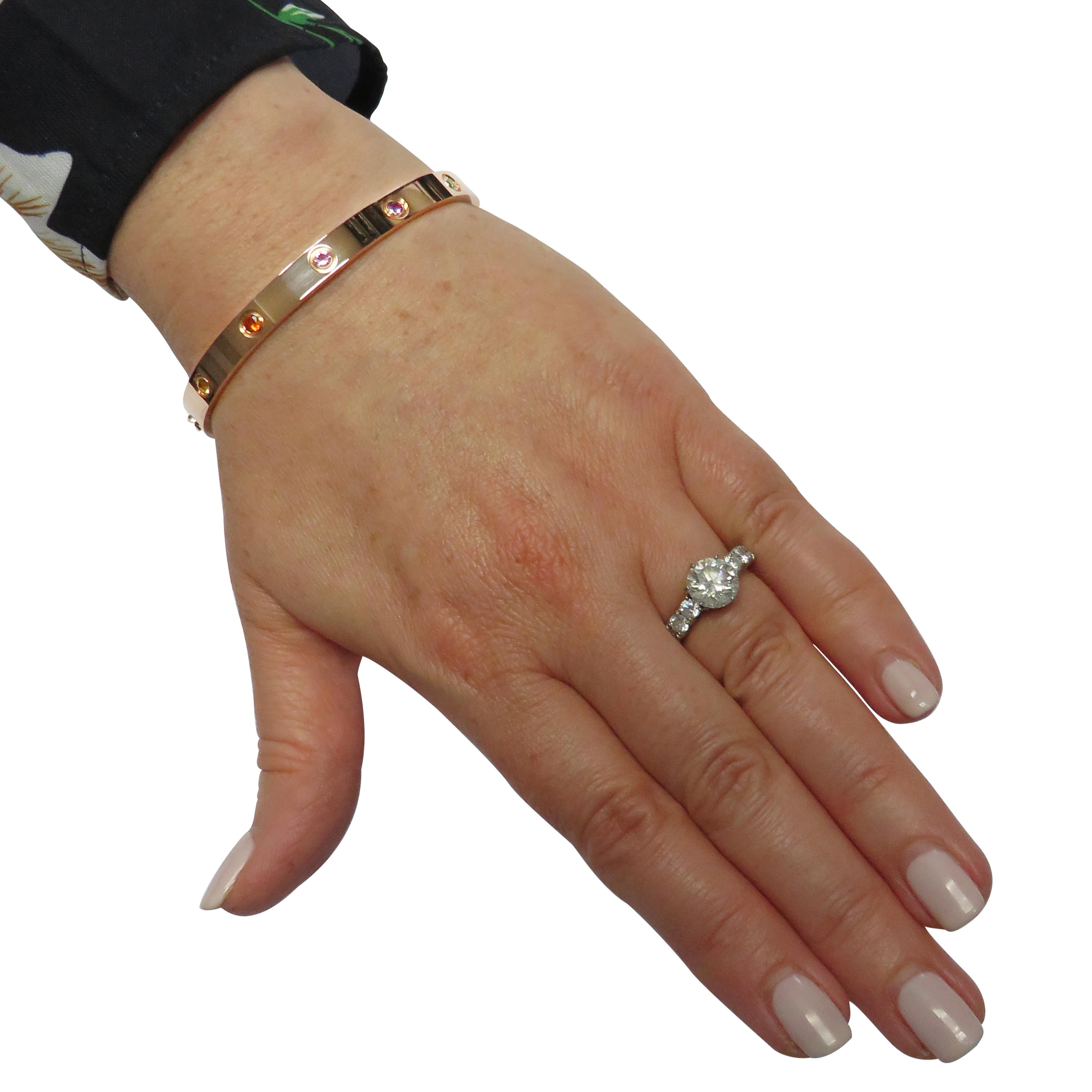 cartier love bracelet sapphire