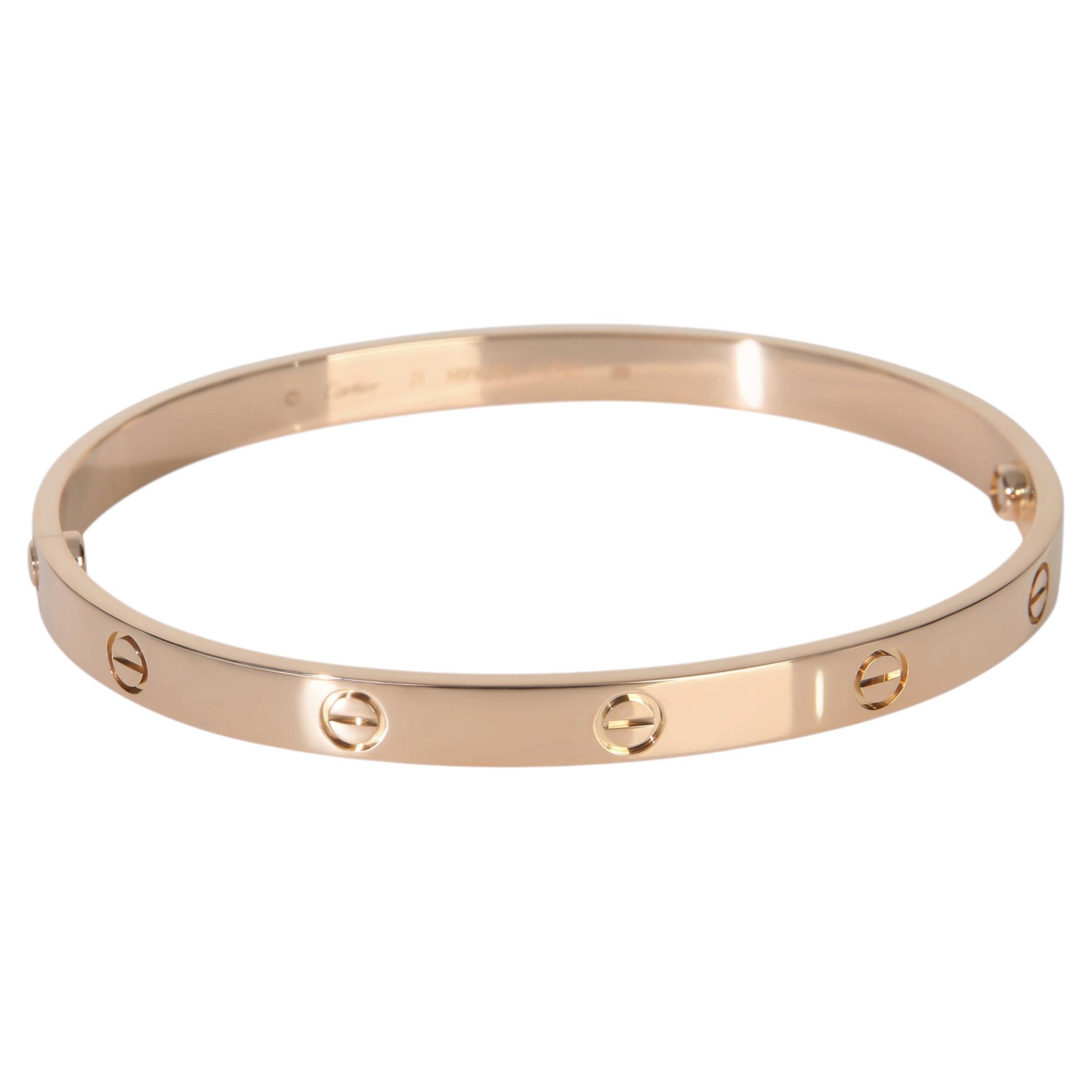 Cartier Rose Gold  Love Bracelet For Sale