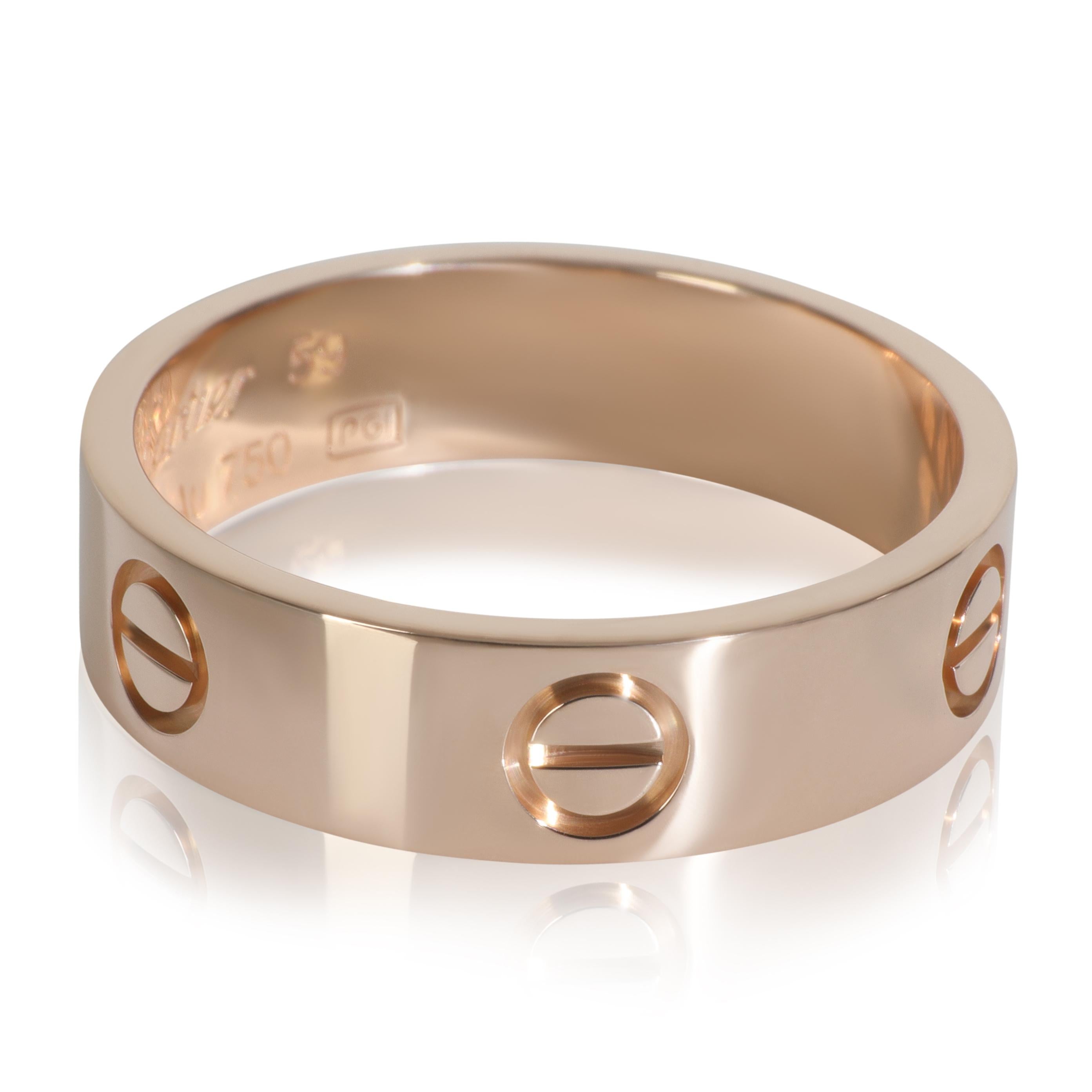 Cartier Rose Gold Liebe Ring für Damen oder Herren im Angebot