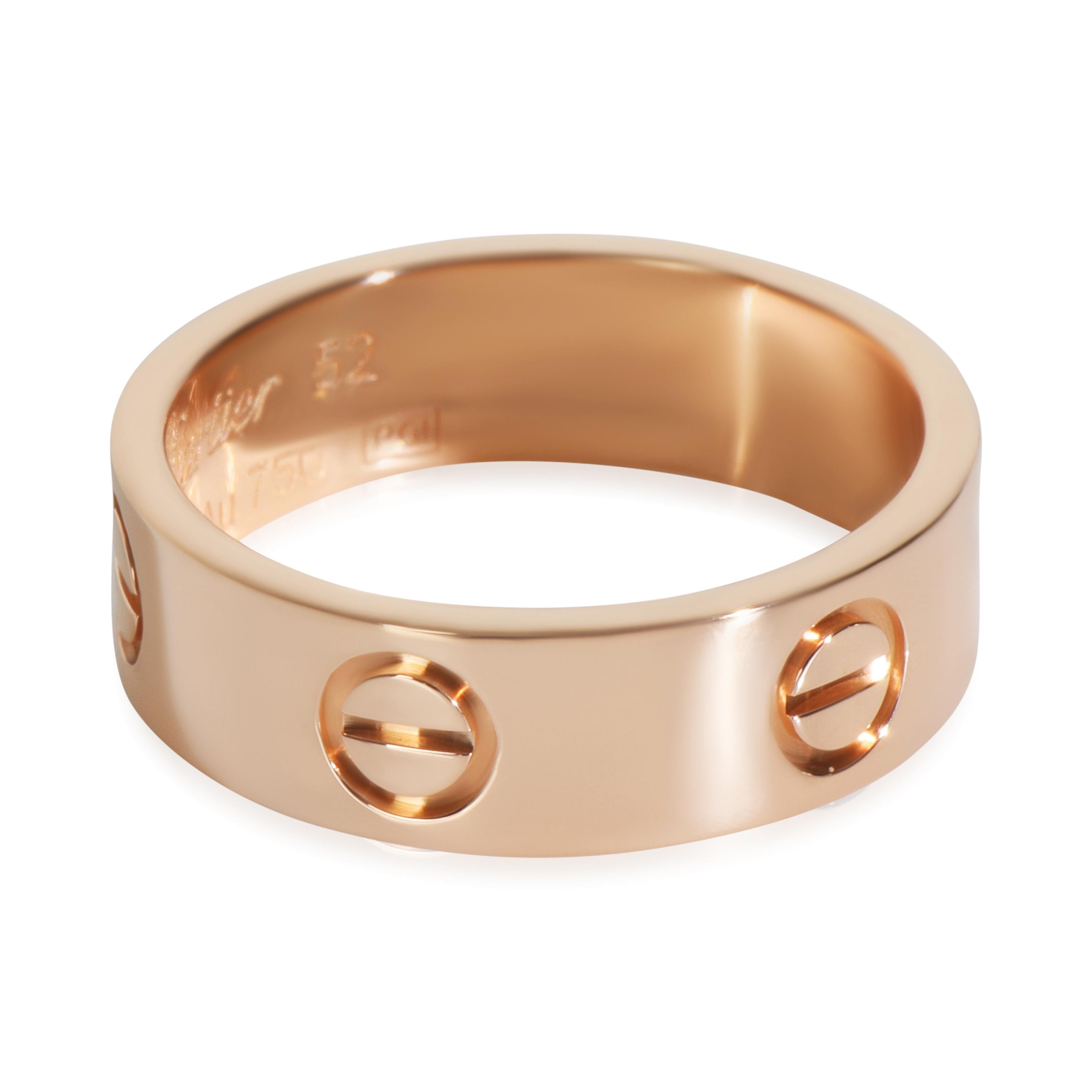 da uomo o donna Anello dell'amore in oro rosa di Cartier in vendita