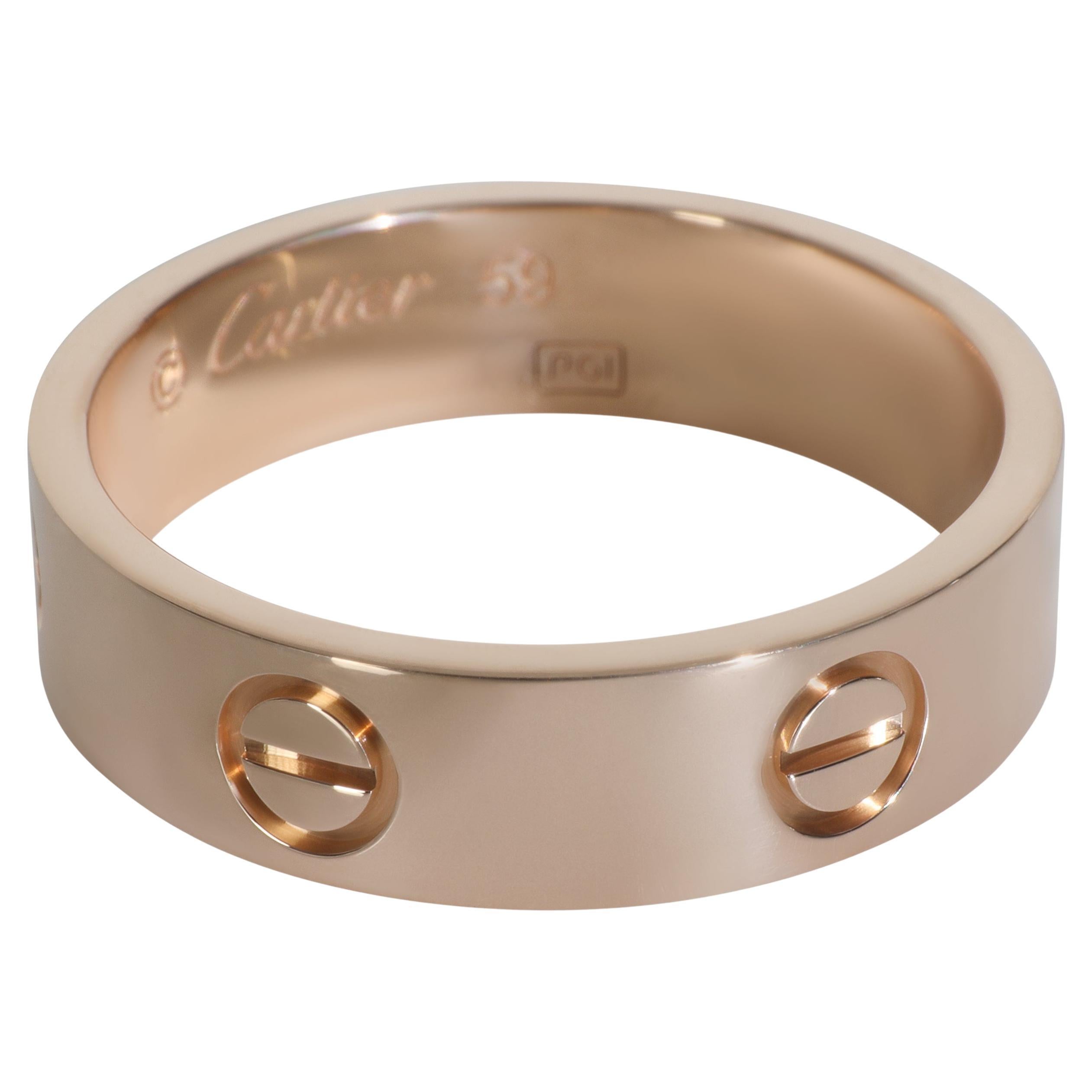 Anello dell
amore in oro rosa di Cartier