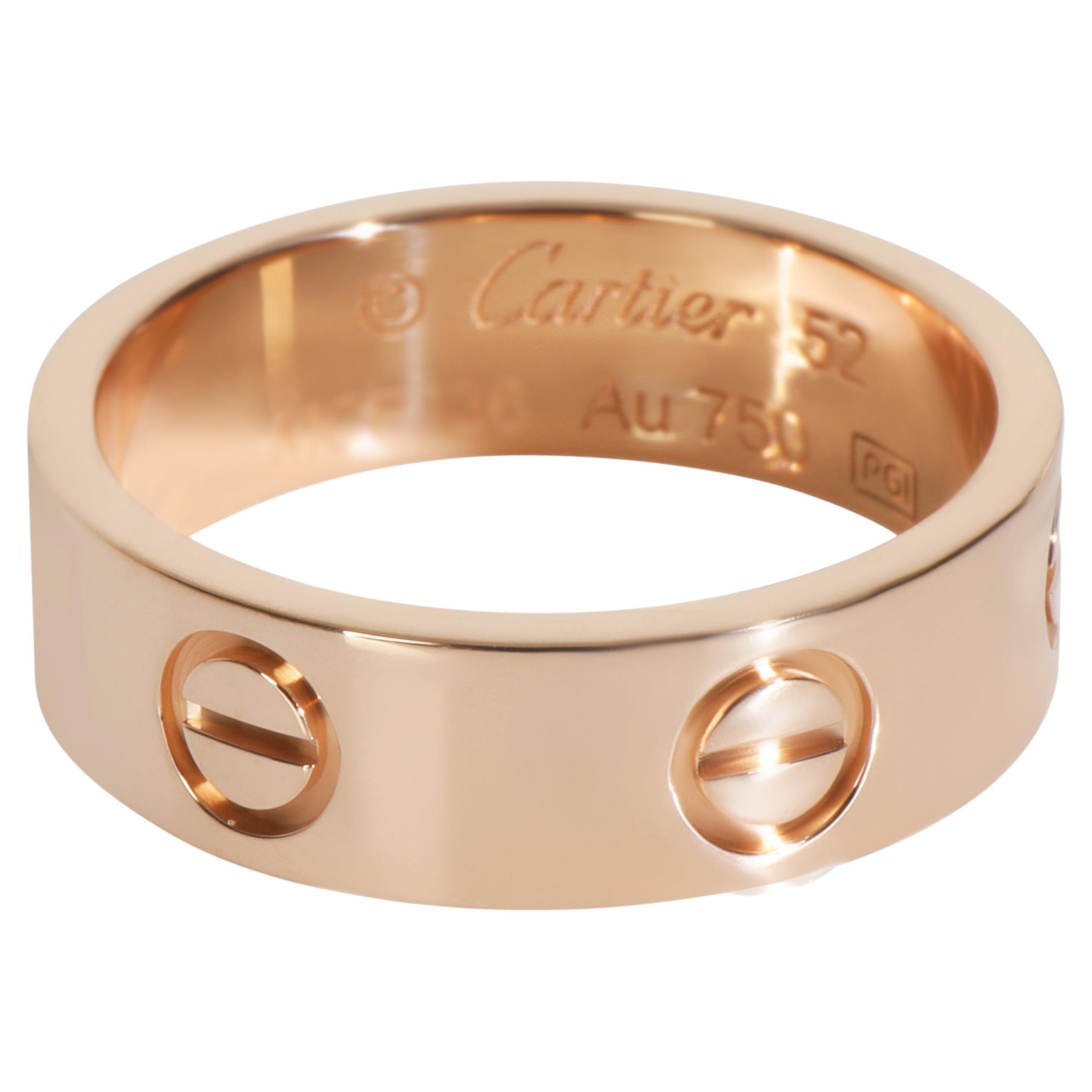 Anello dell
amore in oro rosa di Cartier