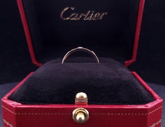 Cartier rose gold Love ring set with 1 diamond