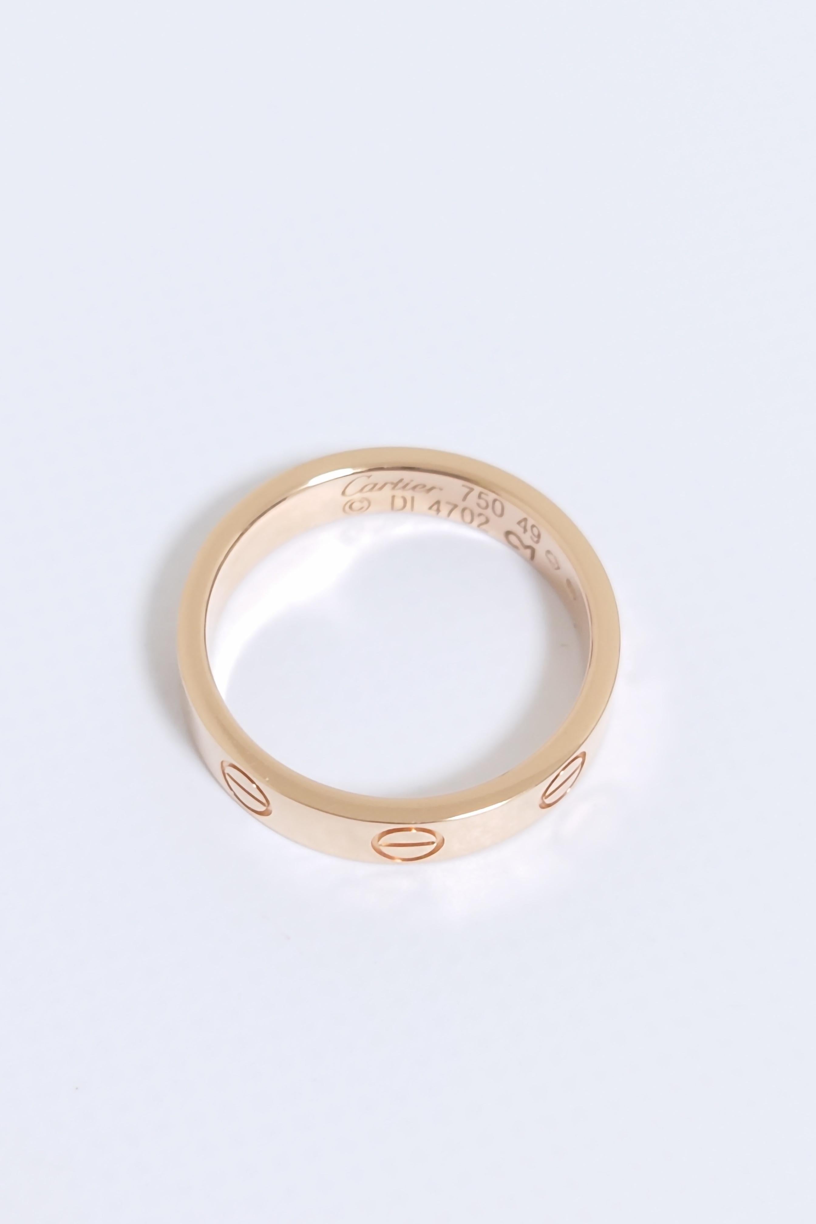cartier ring au750