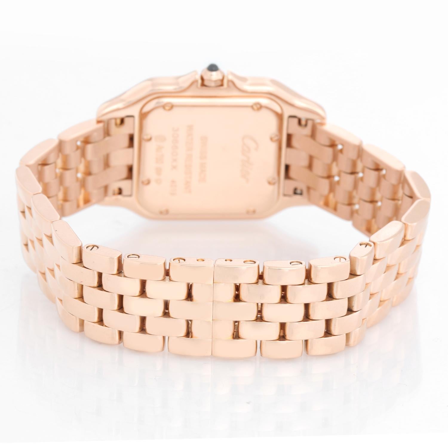 Cartier Rose Gold Midsize Panther WGPN0007  4019 im Zustand „Hervorragend“ in Dallas, TX