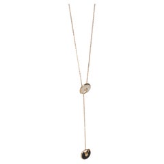 Cartier Rose Gold Mother Of Pearl and Onyx Amulette de Cartier Lariat Necklace