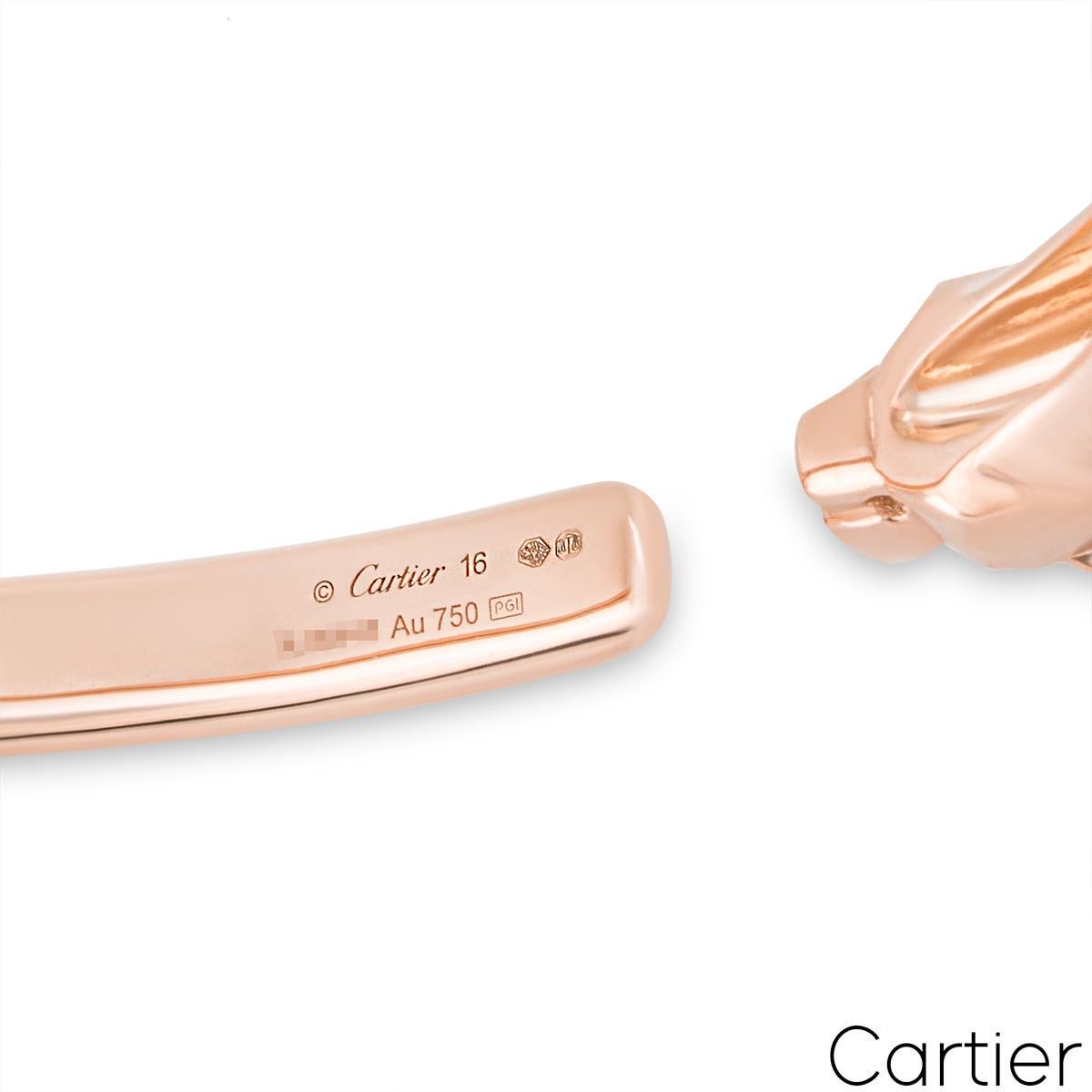 Cartier Panthere De Cartier Armband aus Roségold, Größe 16 B6067316 1