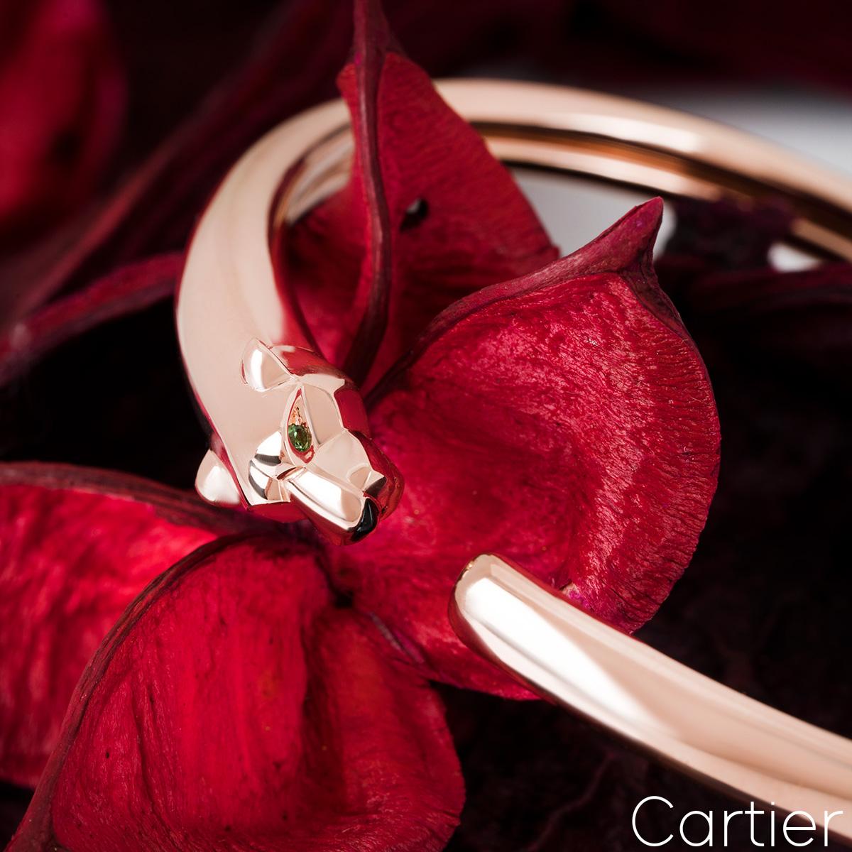 Cartier Rose Gold Panthere De Cartier Bracelet Size 16 B6067316 3