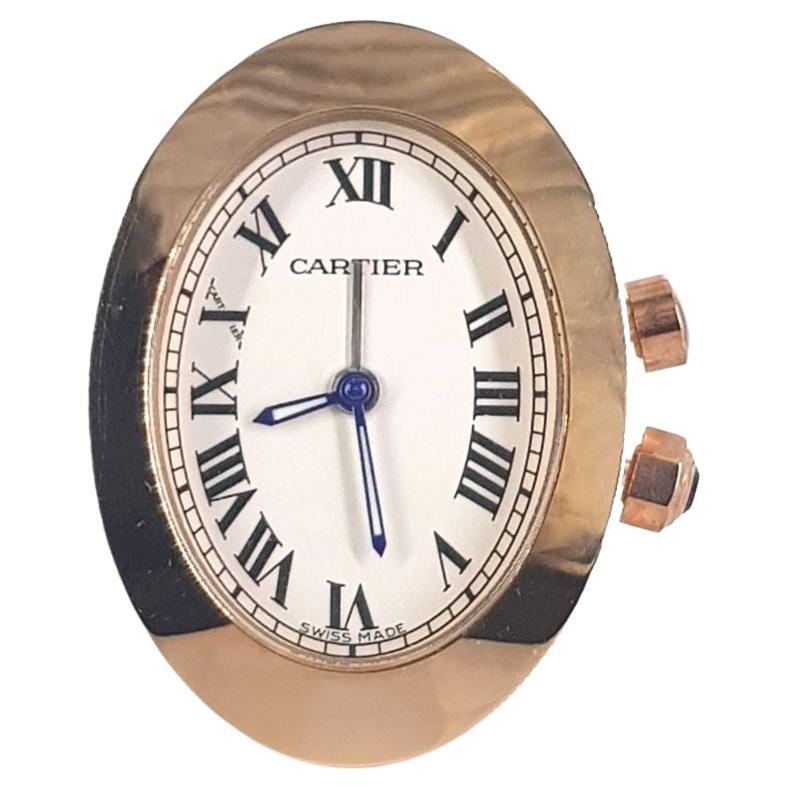 Cartier Rose Gold Plated Alarm Clock