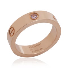 Cartier Rose Gold Sapphire Love Ring