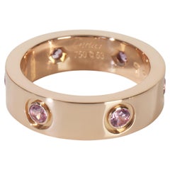 Cartier Rose Gold Sapphire Love Ring