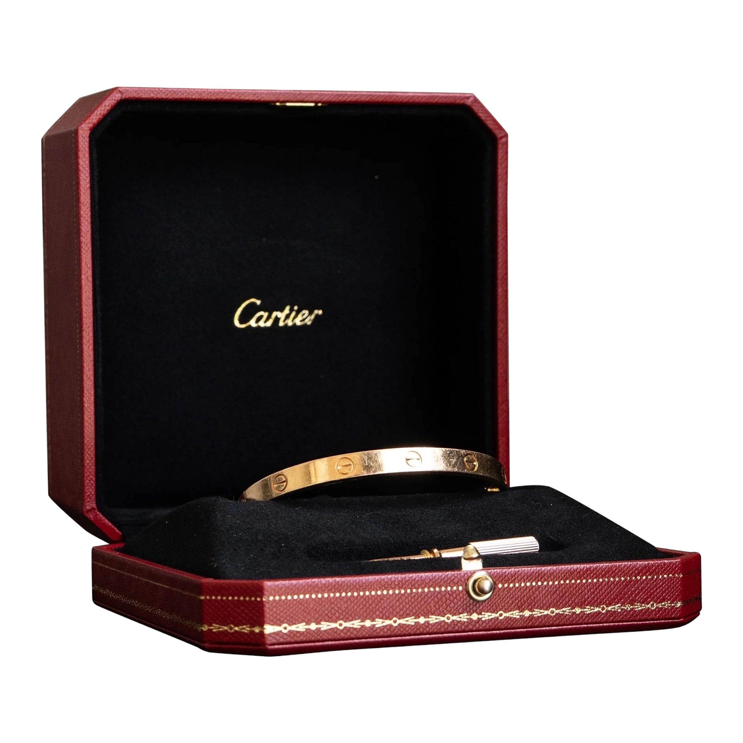 Cartier Rose Gold Size 19 Love Bangle Bracelet