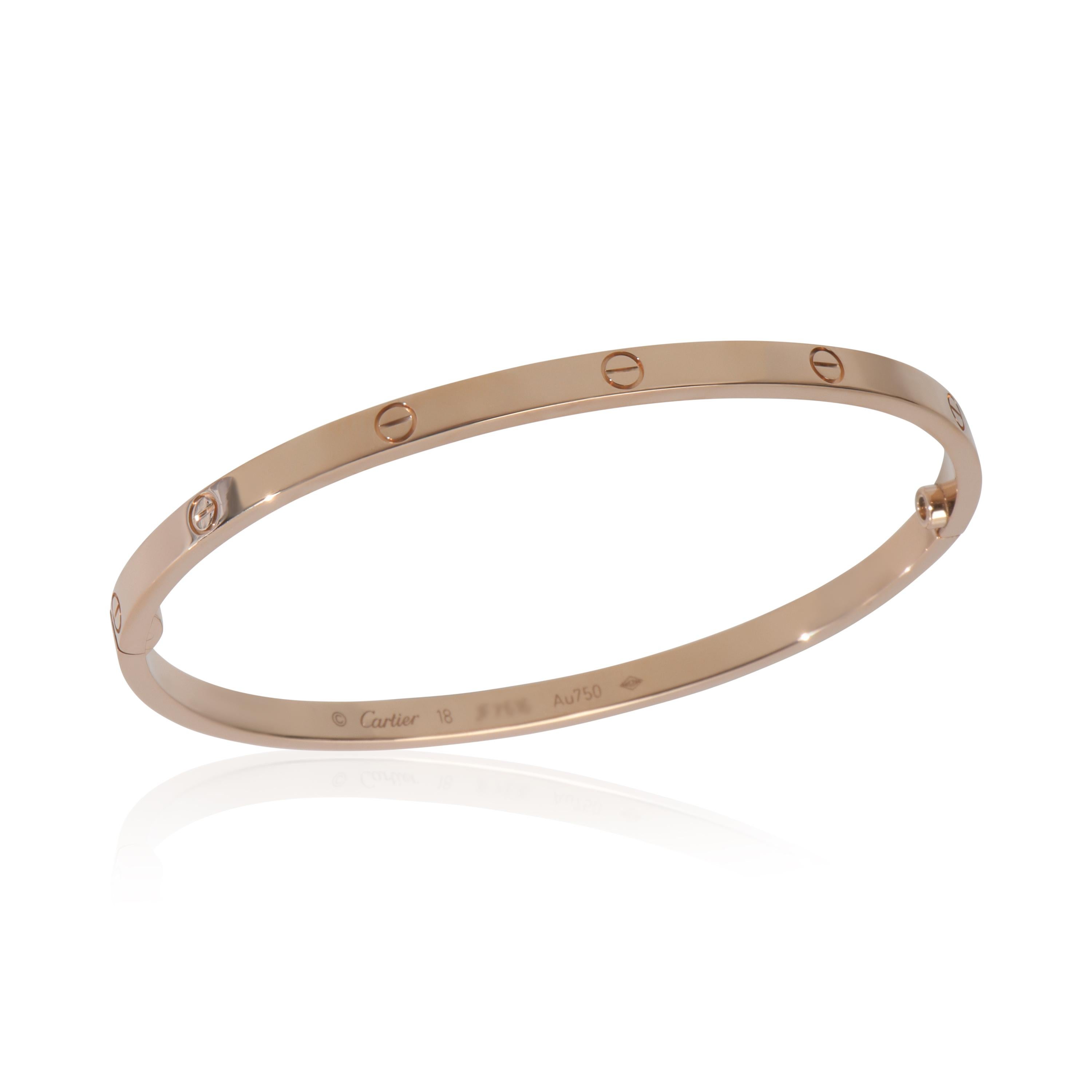 Cartier Rose Gold  Small Model Love Bracelet in vendita 1
