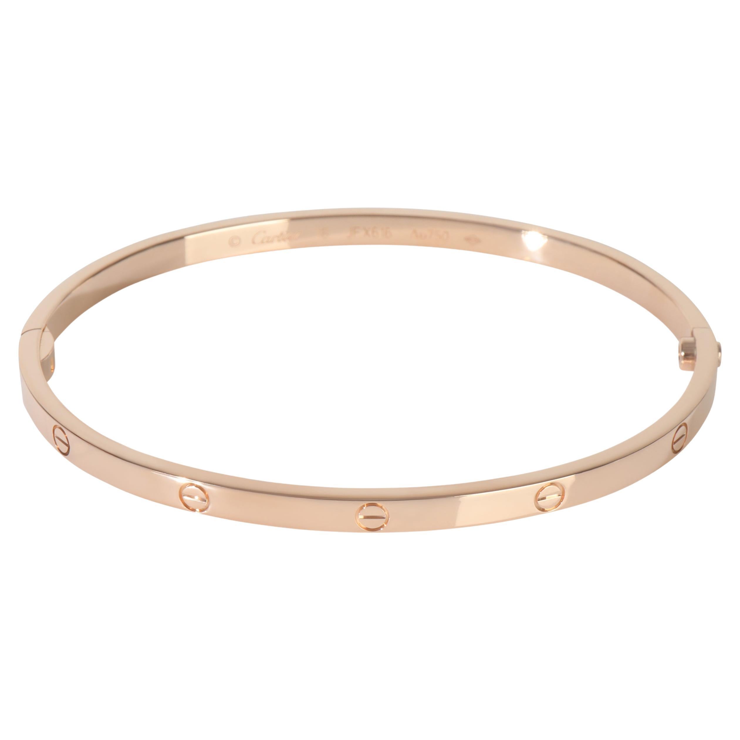 Cartier Rose Gold Small Model Love Bracelet