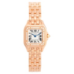 Cartier Rose Gold Small Panther with Diamonds Ladies Watch