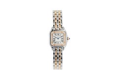 Cartier Rose Gold, Steel, and Diamond Panthere de Cartier Small Model