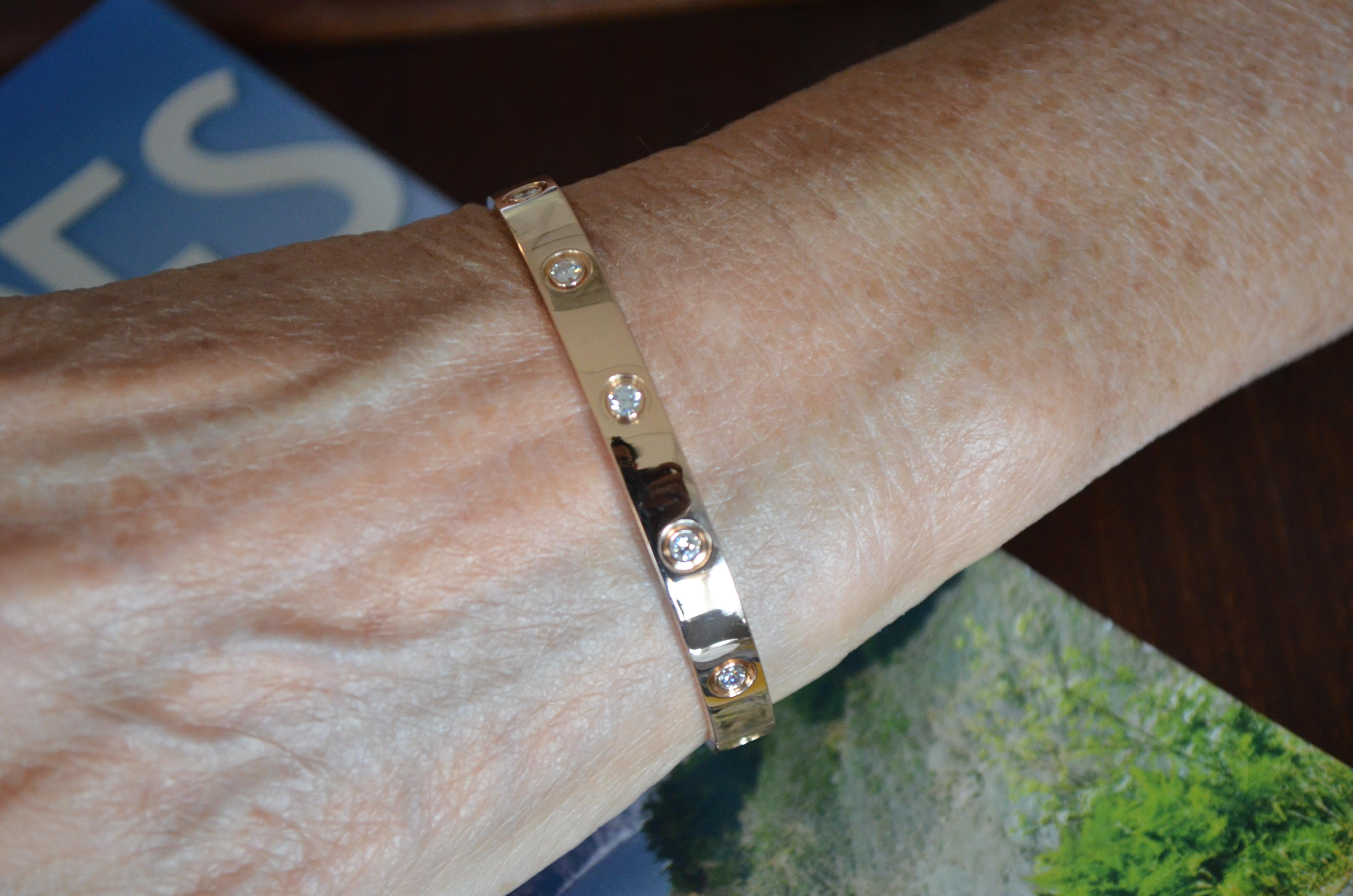cartier bracelet rose gold
