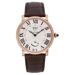 Cartier Rotonde Calendar 40mm 18K Rose Gold Silver Dial Hand-wind Watch W1556252