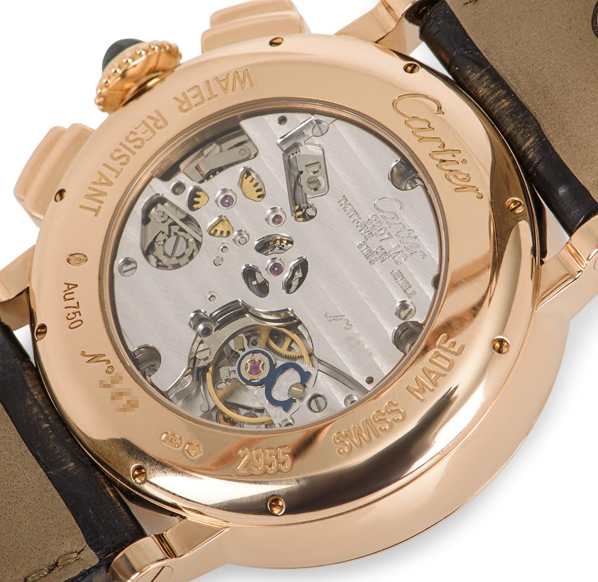 Cartier Rotonde de Cartier Central Chronograph W1555951 Watch In Excellent Condition In Mayfair, London, London